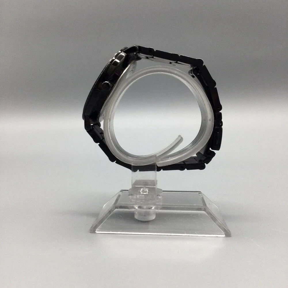 Michael Kors Jaryn Womens Watch 38mm Black Dial Crystals MK-3546 New Battery 6" - Picture 3 of 15